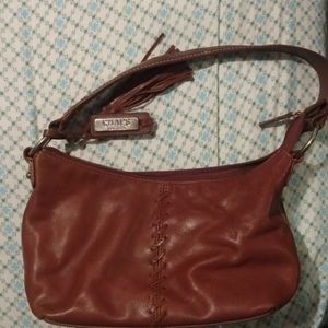 Small leather handbag